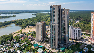 ЖК Березовая жемчужина, фасад здания