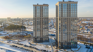 ЖК Чкалов 3, фасад здания