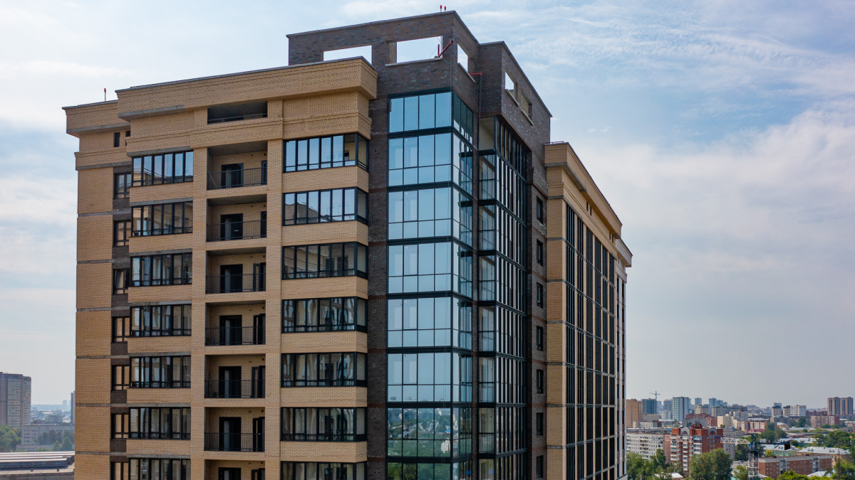 ЖК Чкалов 3, фасад здания