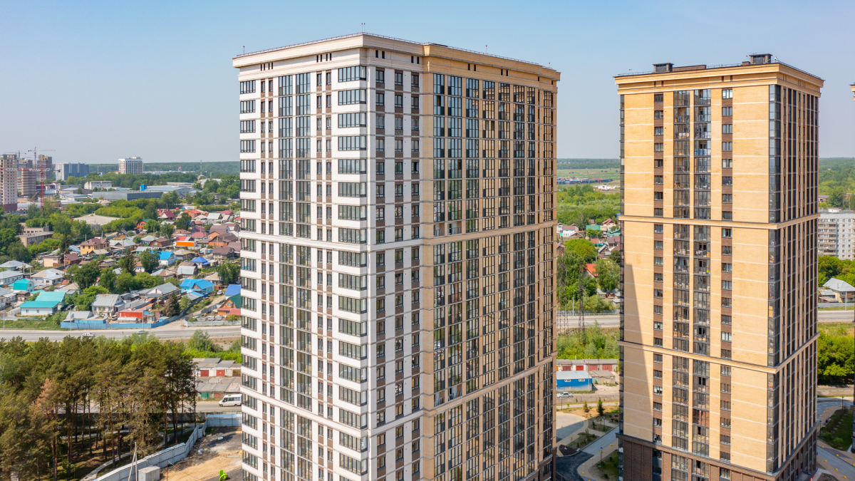 ЖК Чкалов 3, фасад здания