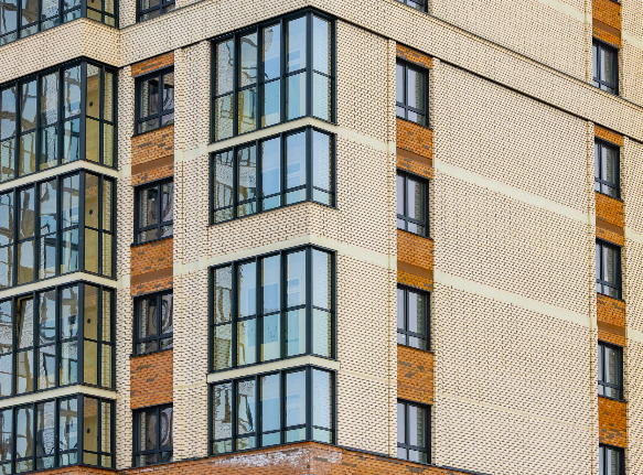 ЖК Чкалов 7, фасад здания