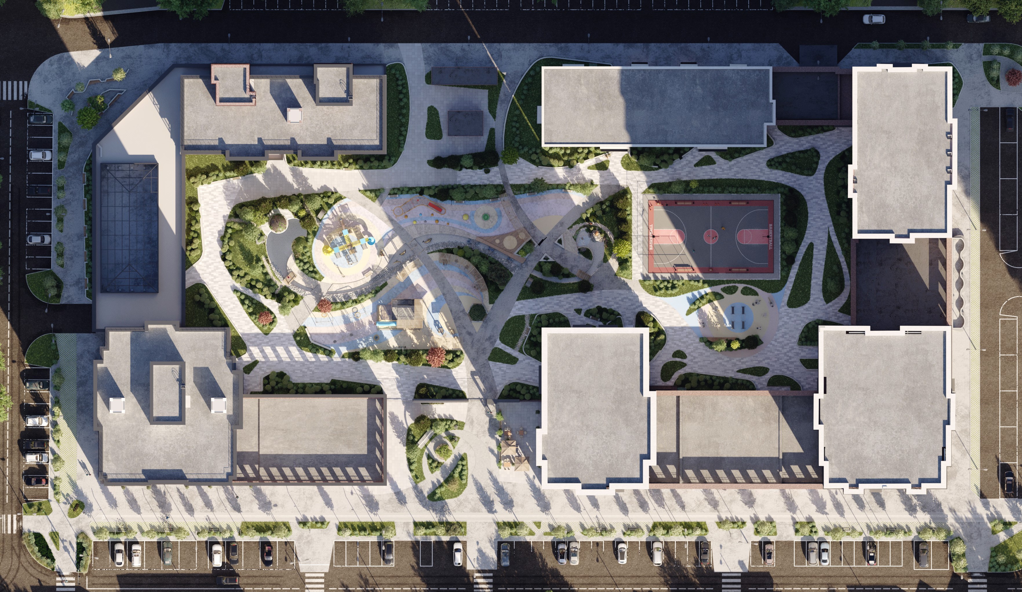 ЖК Калининский квартал, вид сверху