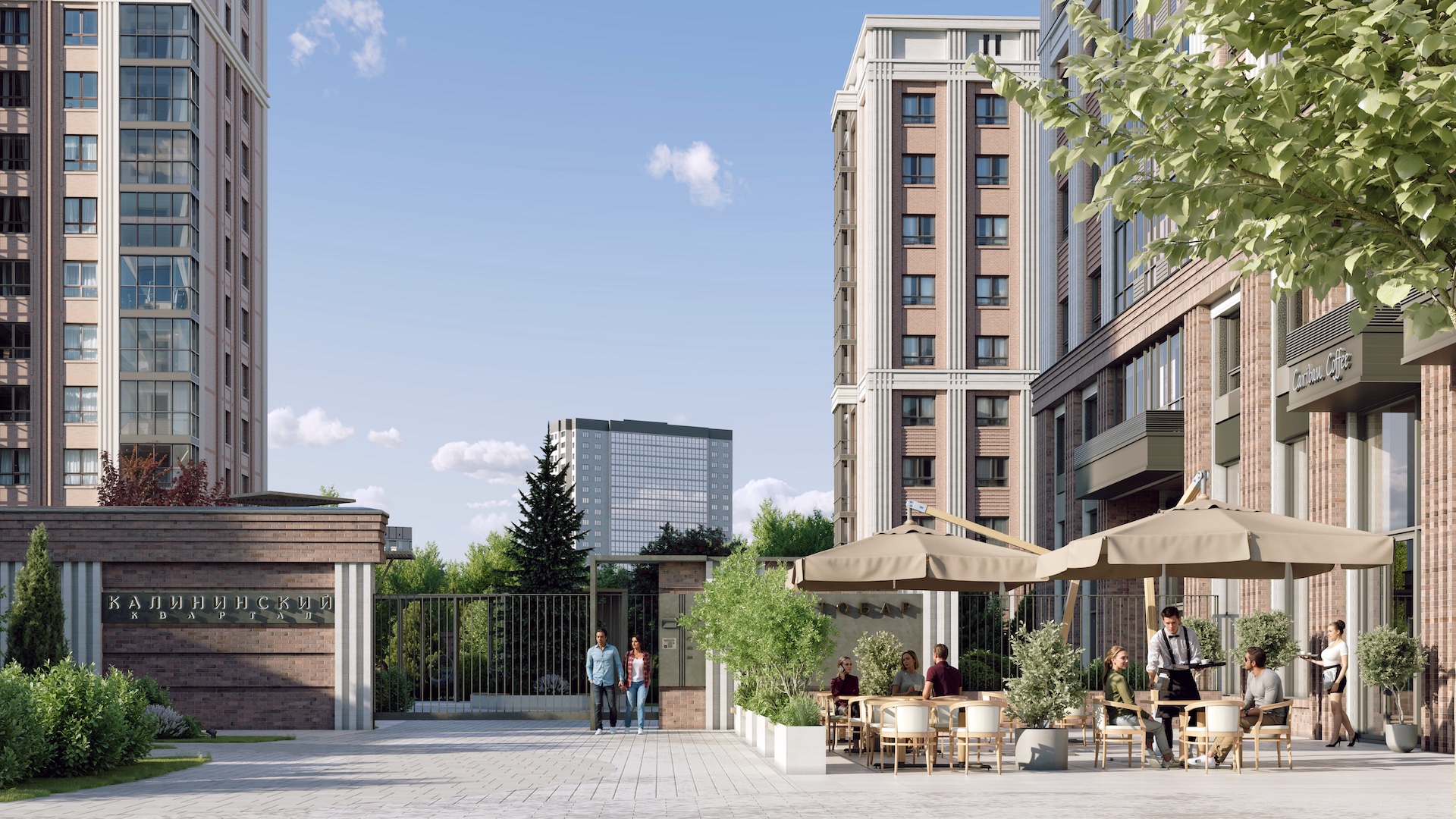 ЖК Калининский квартал, зона отдыха