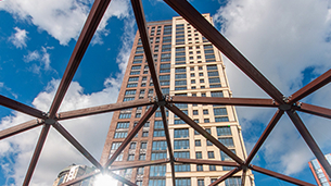 ЖК Менделеев, фасад здания