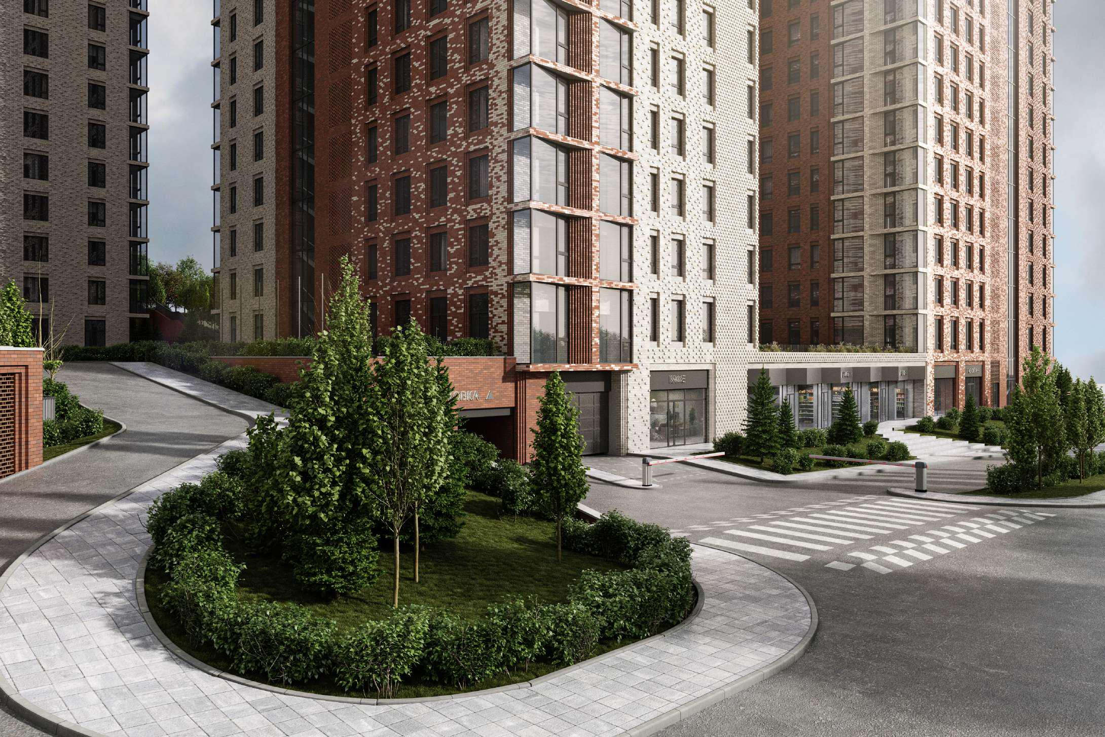 ЖК Паскаль, фасад здания